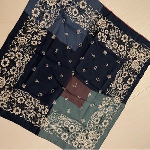Kapital Fast Color Selvedge Bandana Multicolor Patchwork Print Japan Made